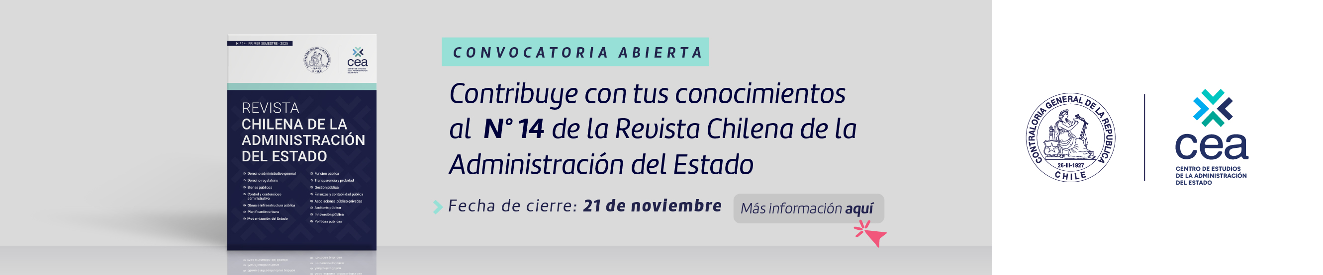 Slide Convocatoria N14 revista CEA