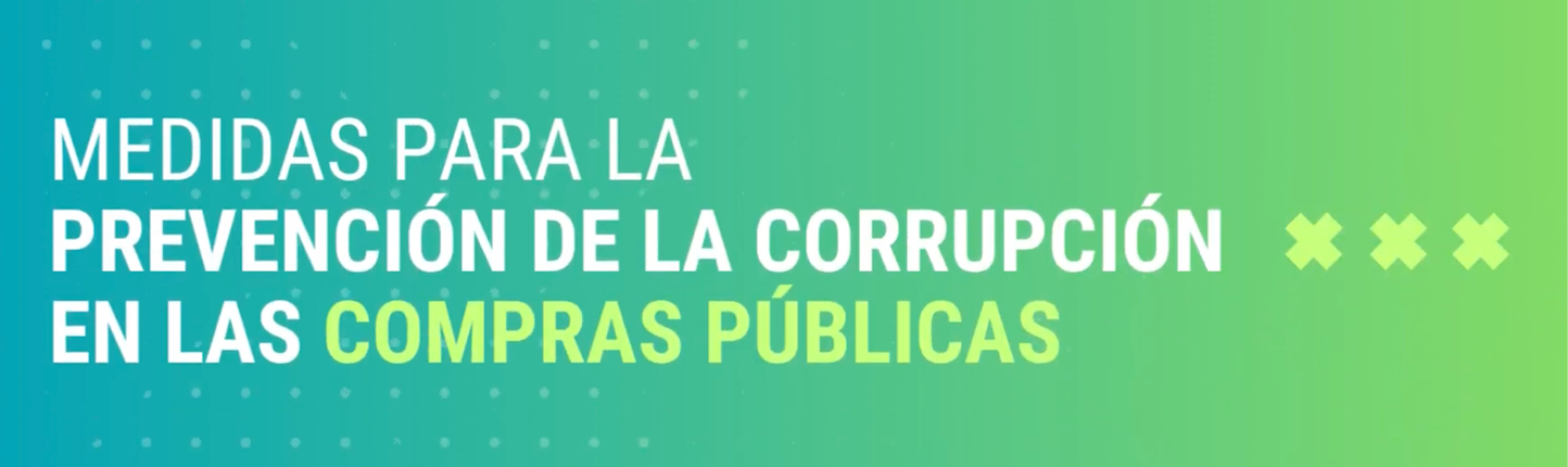 Medidas para la prevención de la corrupción en las compras públicas