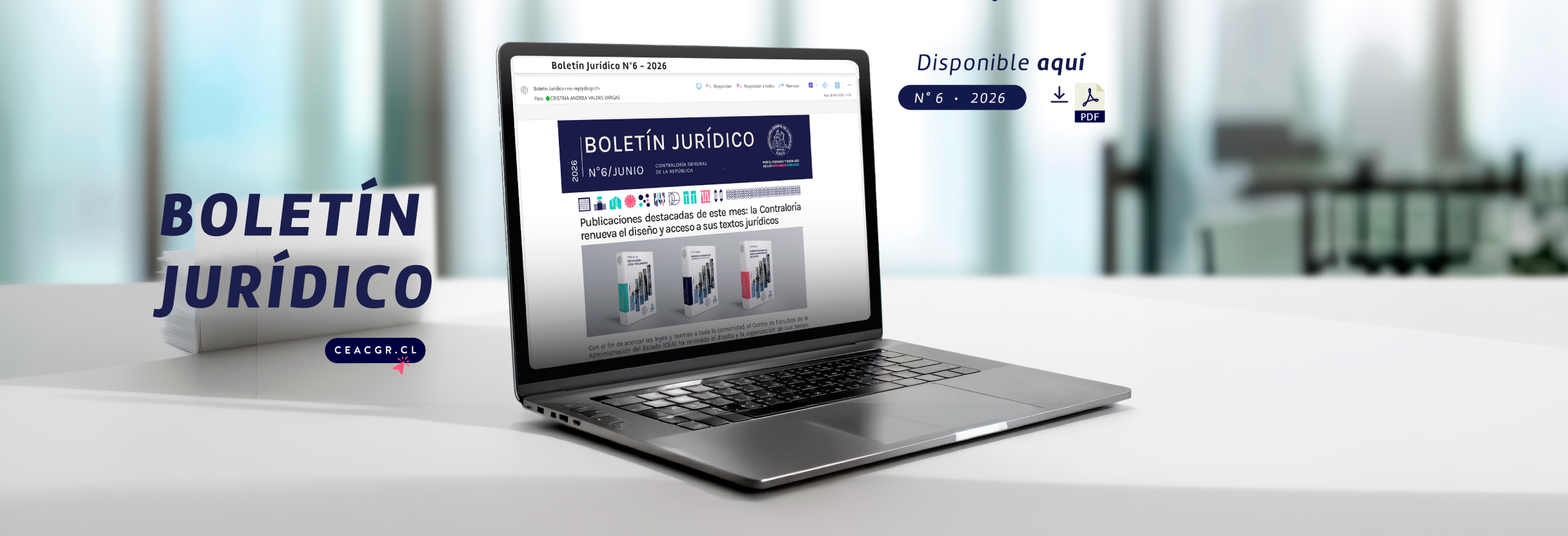 Disponible la sexta edición del Boletín Jurídico