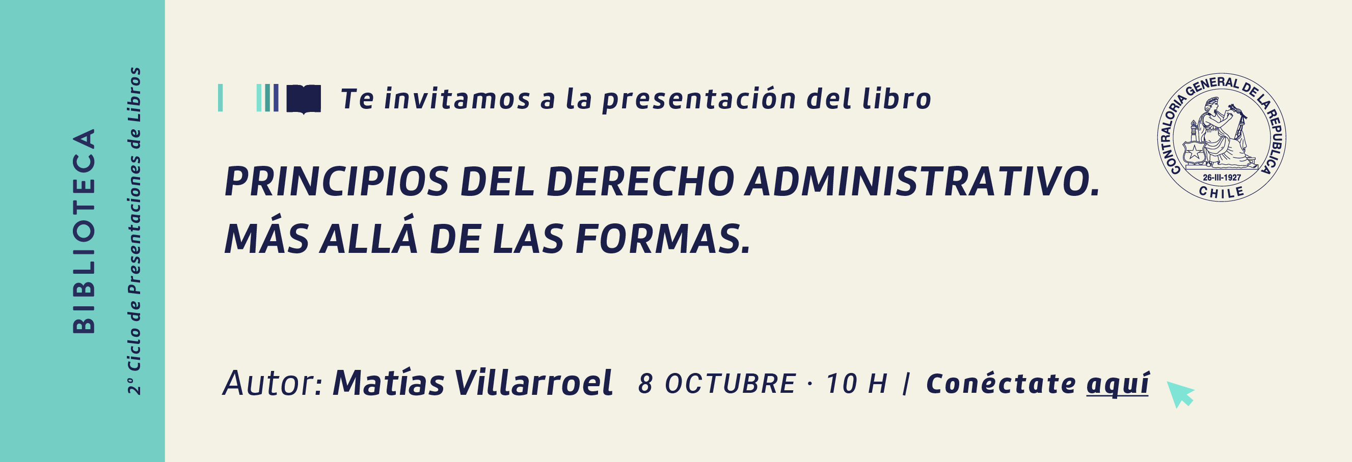 ercera presentación del libro "Principios del derecho administrativo. Más allá de las formas".