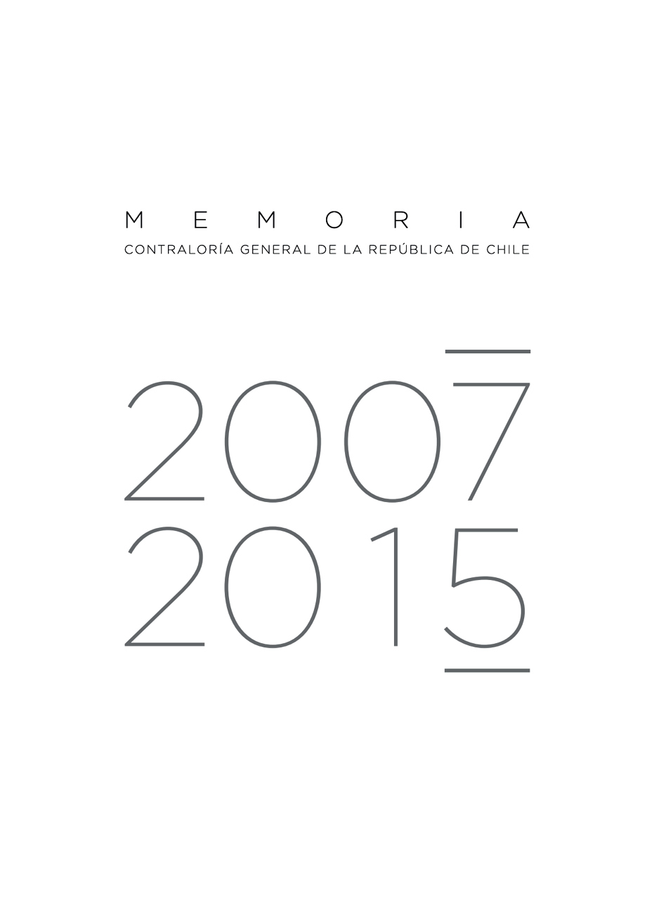 Memorial Institucional 2007-2015