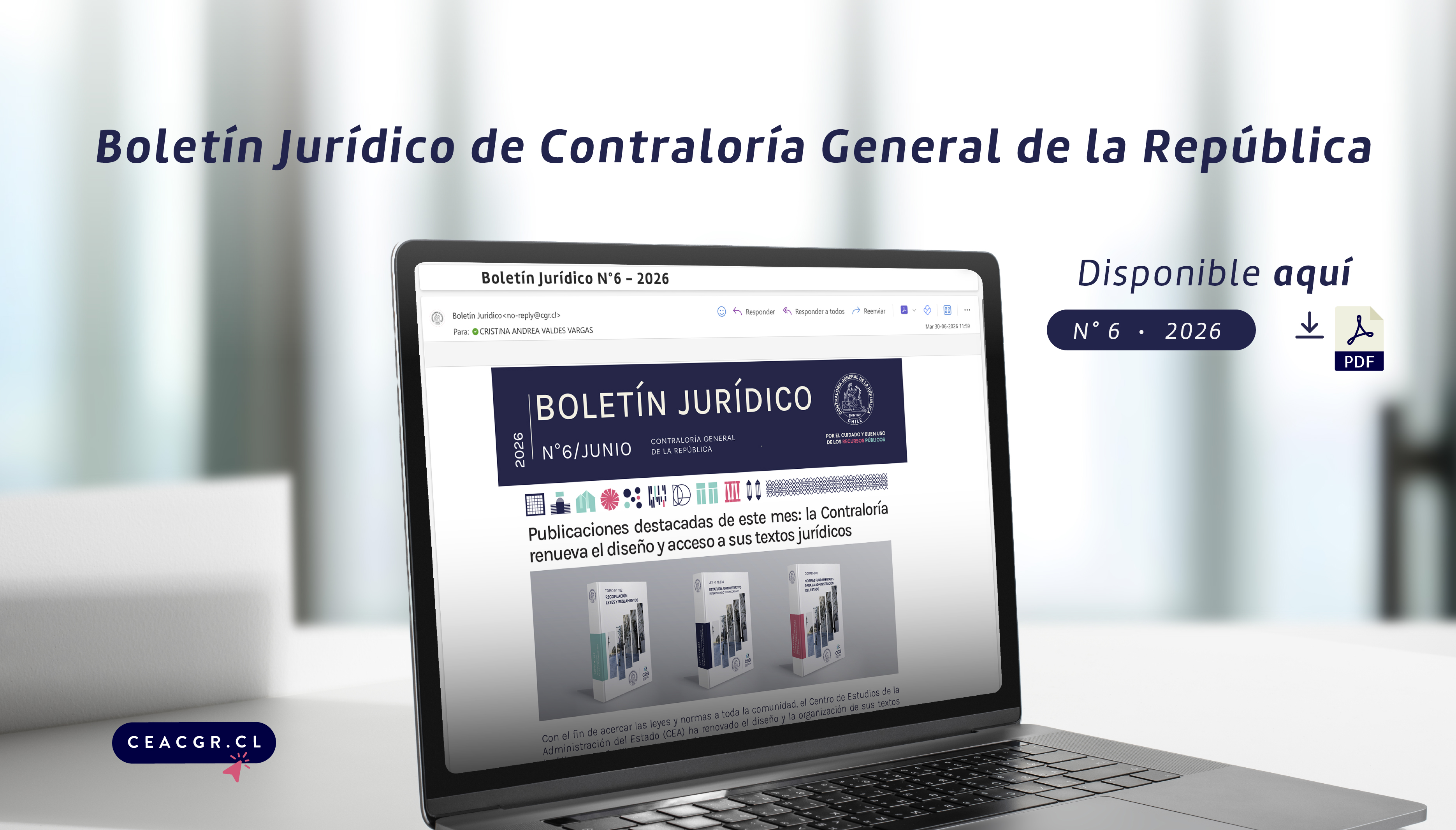 Disponible la sexta edición del Boletín Jurídico